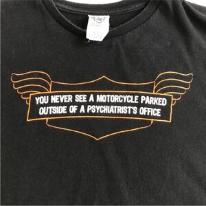 Motorcycle T-Shirt Tee Shirt L